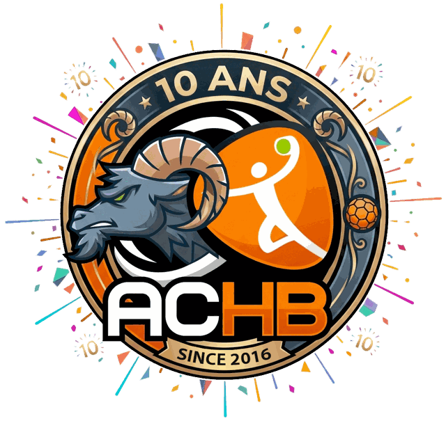 Logo Alès Cévennes Handball – 10 ans