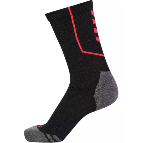 CHAUSSETTE NOIR ET ROSE