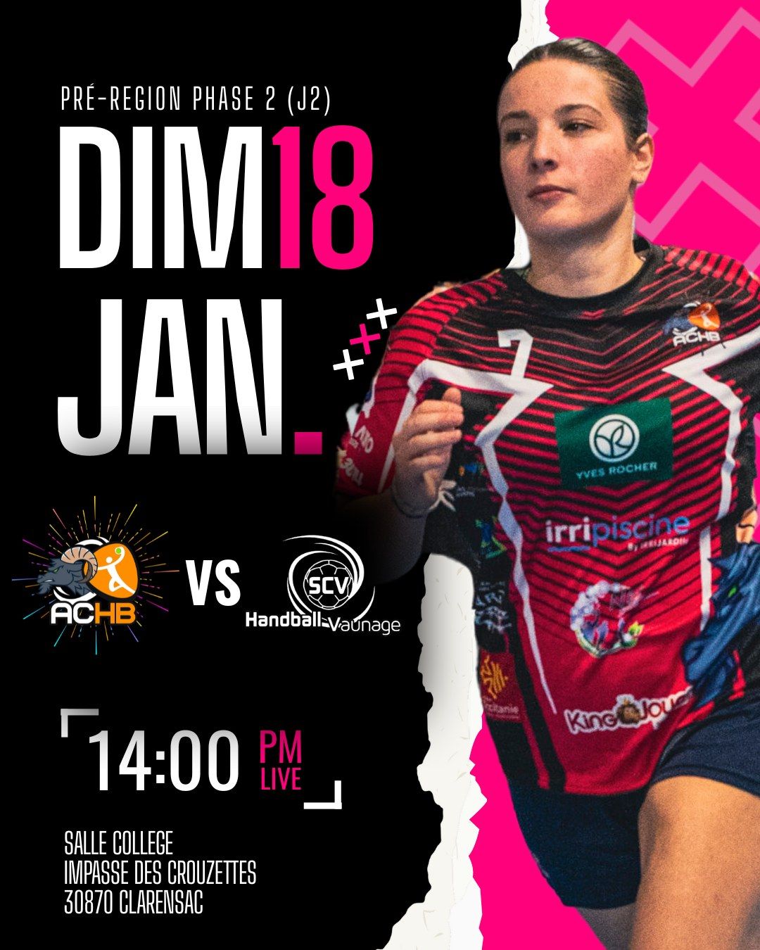 Rejoins une équipe Féminine de l'ACHB